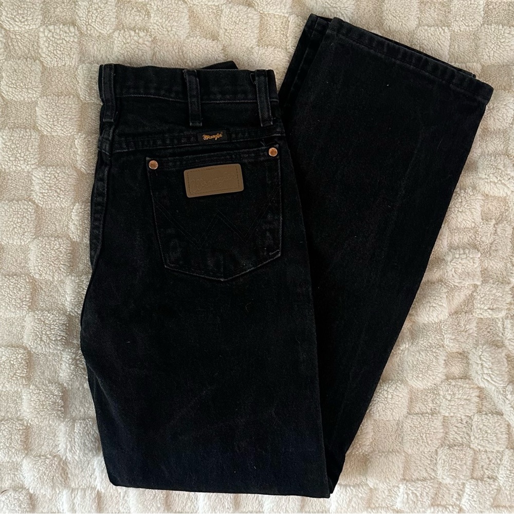 ✨ Classic Wrangler Men's Black Jeans